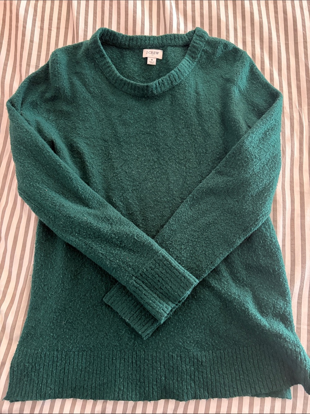 J. Crew Deep Teal Crewneck Sweater